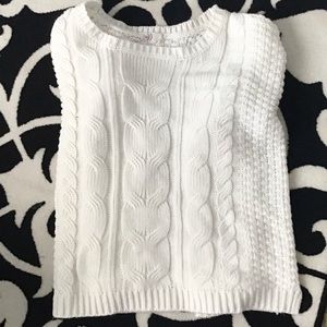 Crochet knit sweater